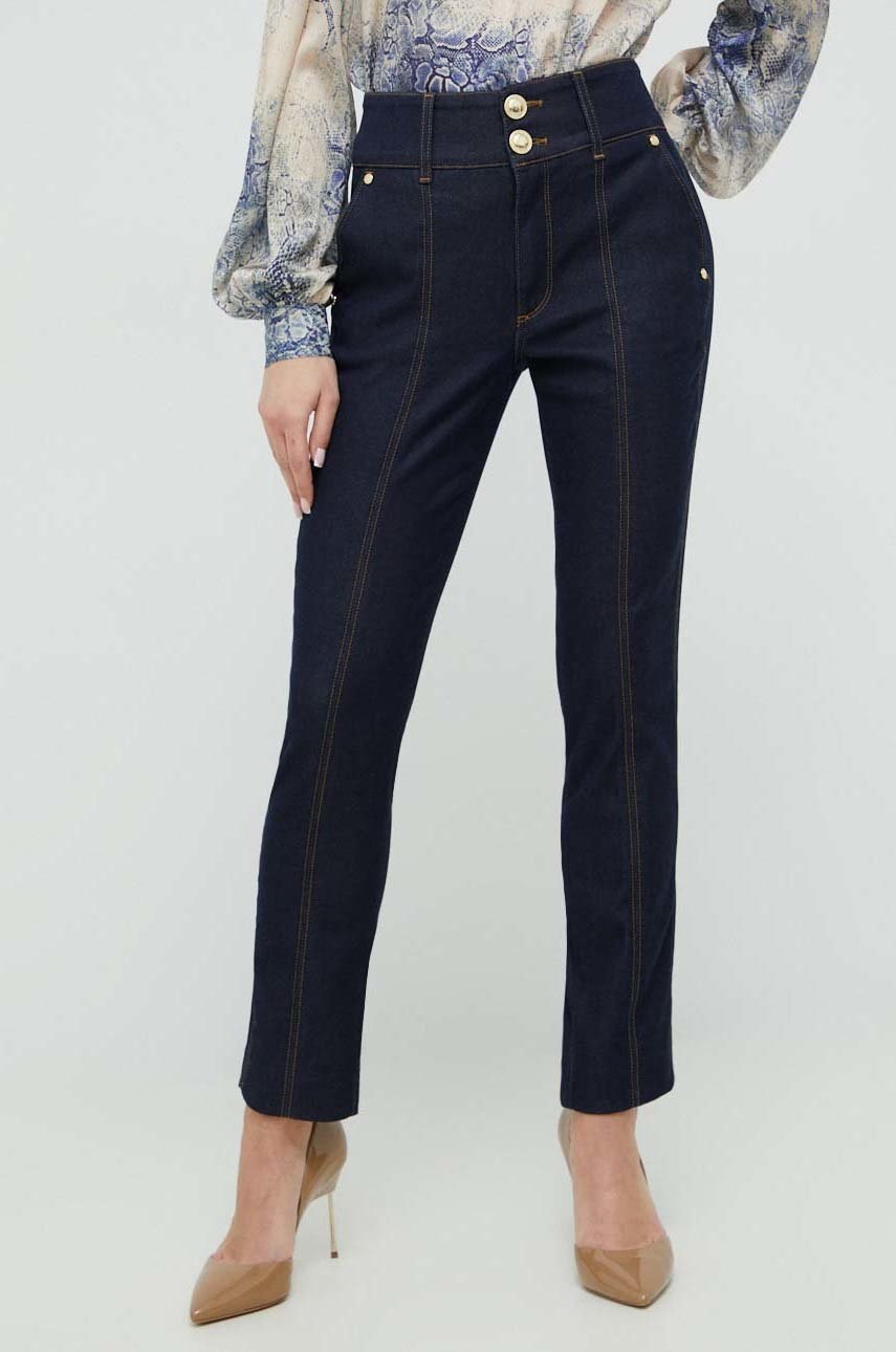 

Дънки Marciano Guess в с висока талия, Тъмносин