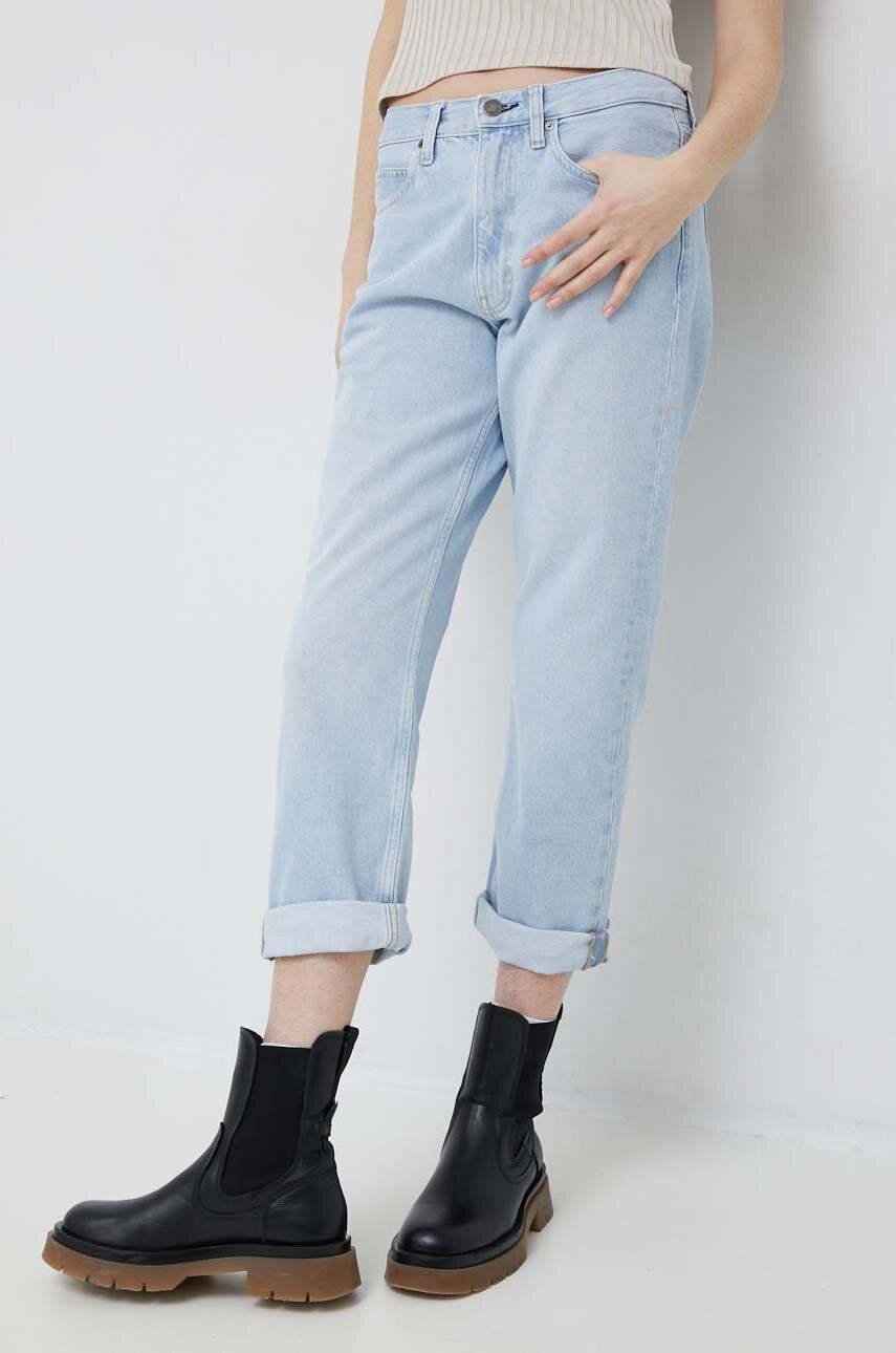 E-shop Džíny Calvin Klein dámské, medium waist