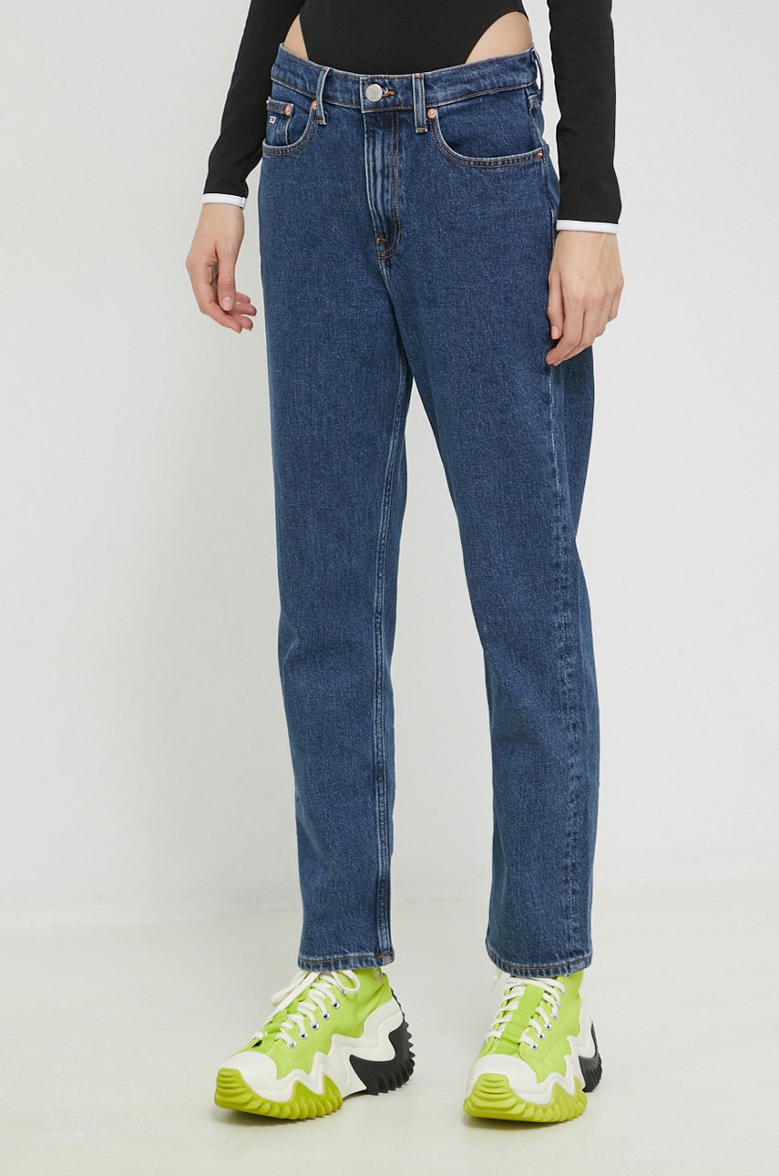 

Дънки Tommy Jeans Harper с висока талия, Тъмносин