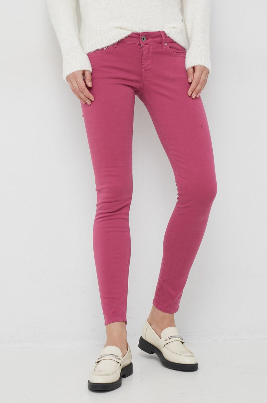 Pepe Jeans jeansi Soho femei medium waist answear.ro
