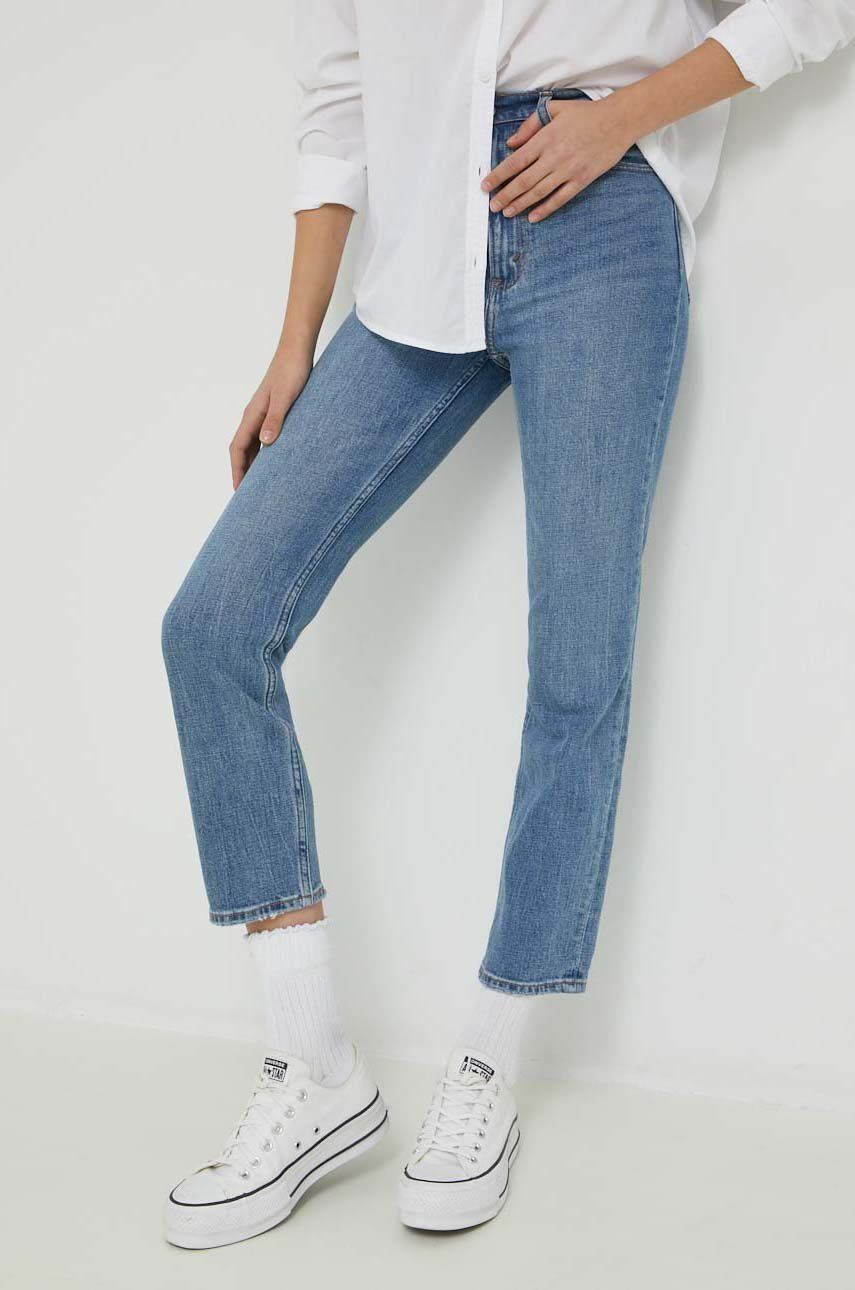 Abercrombie & Fitch jeansi femei high waist Abercrombie