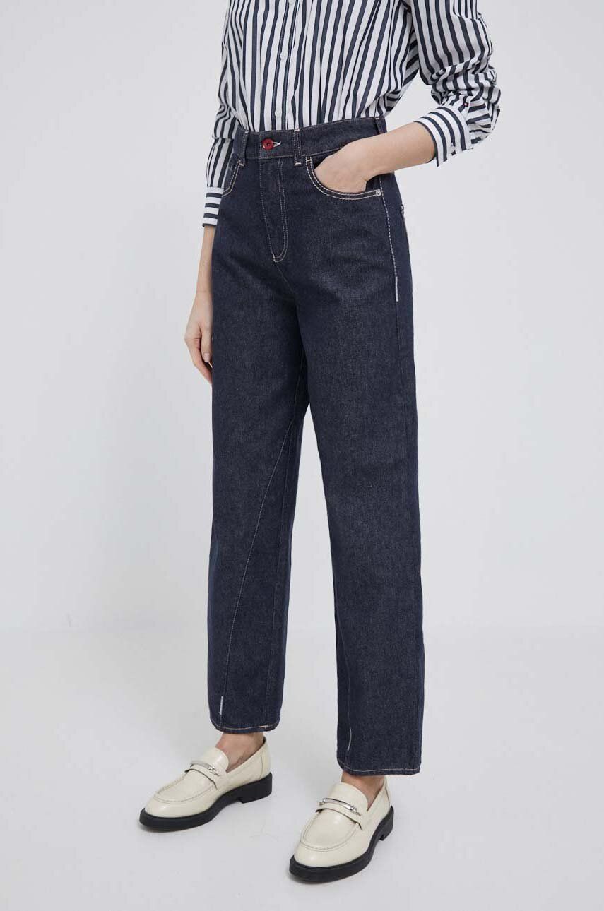 Emporio Armani jeansi femei high waist answear.ro