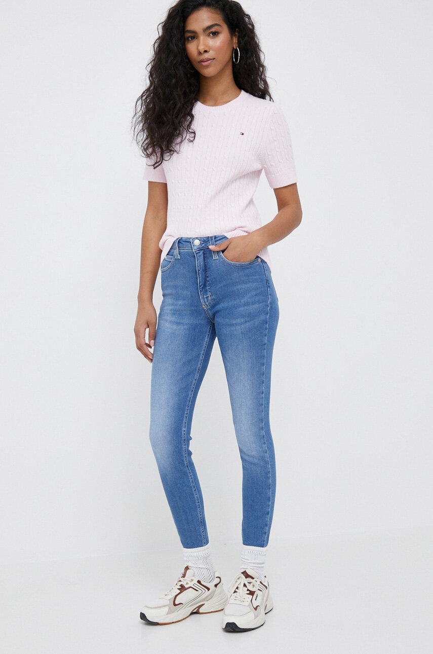 

Дънки Calvin Klein Jeans в синьо, Син