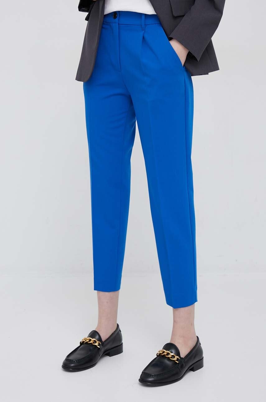 Sisley pantaloni femei, mulata, high waist