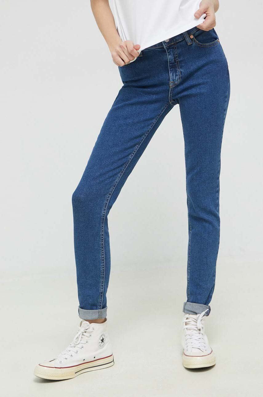 Levně Džíny Tommy Jeans dámské, medium waist