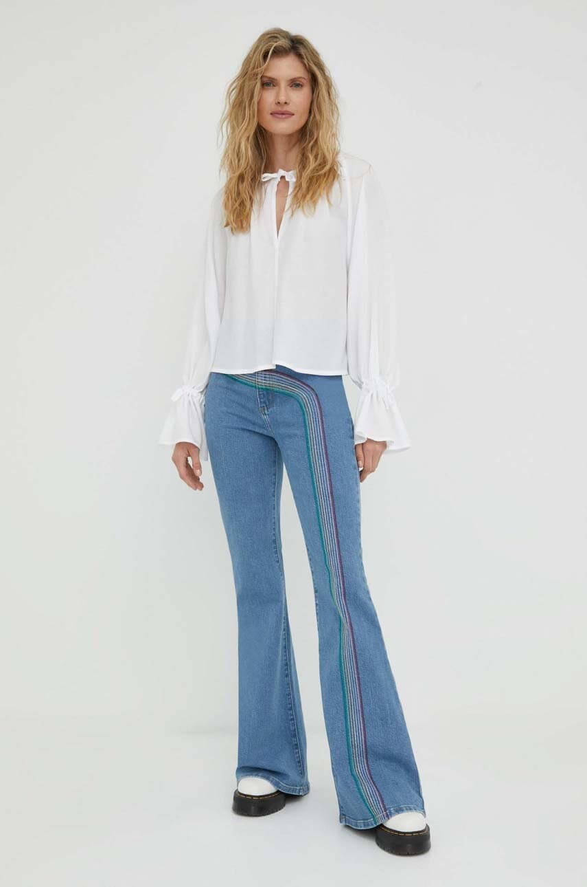 Lee jeansi pride super flare femei high waist