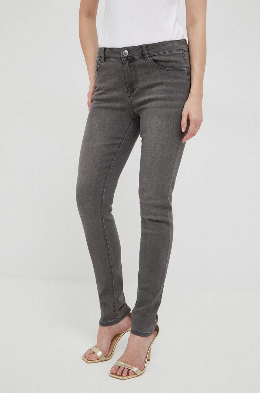Morgan jeansi femei, culoarea gri answear.ro