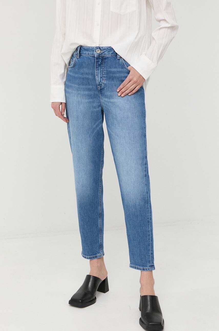 

Дънки Mustang Style Charlotte Tapered с висока талия, Син