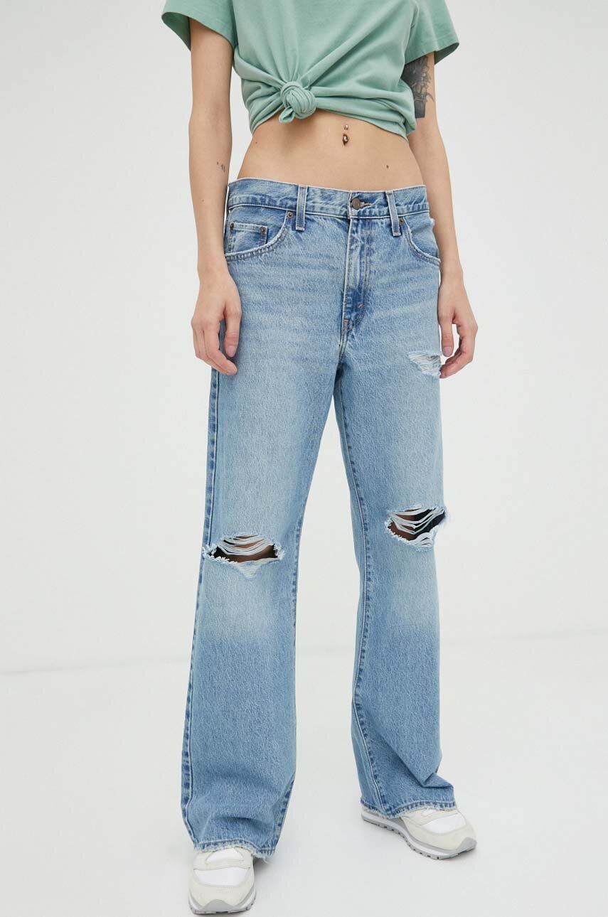 Levi's Jeansi Baggy Boot Femei Medium Waist