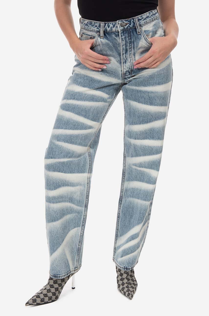 Levně Džíny KSUBI Brooklyn Jean Strokes dámské, high waist, WPS23DJ010-DENIM