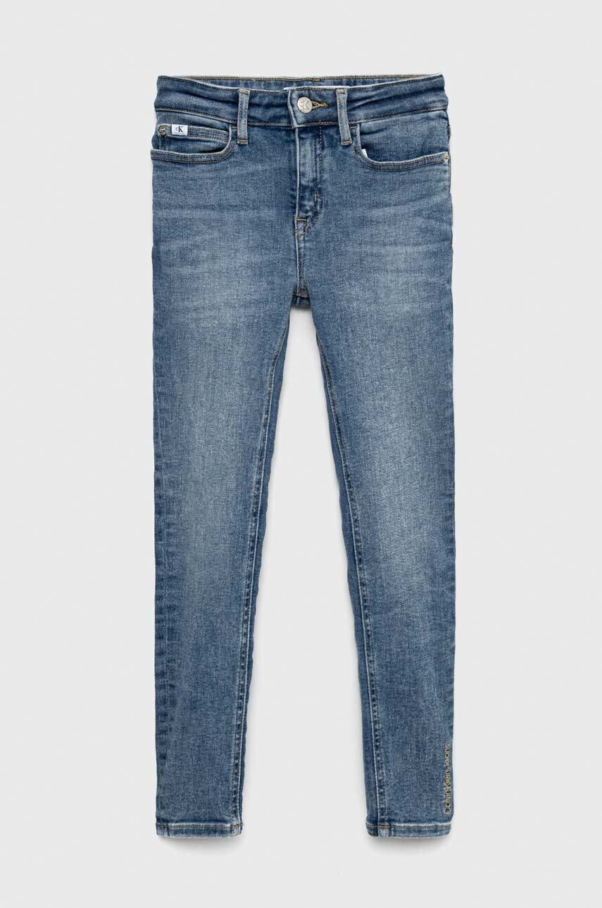 

Детски дънки Calvin Klein Jeans в, Син