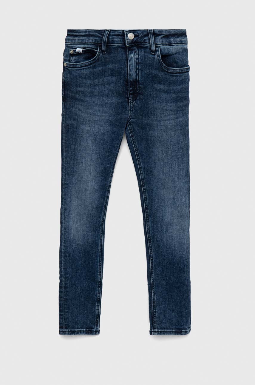 

Детски дънки Calvin Klein Jeans в, Тъмносин