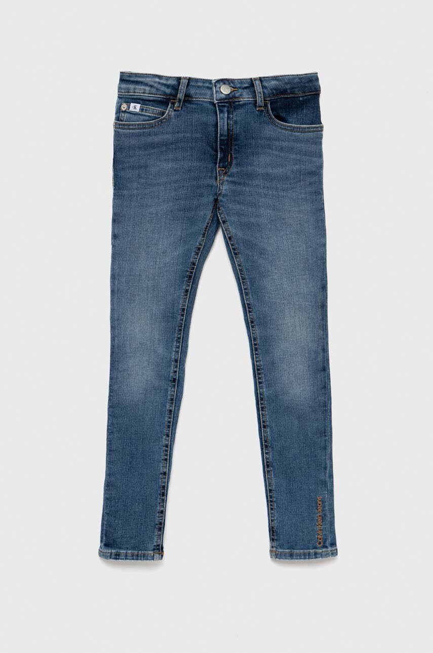 

Детски дънки Calvin Klein Jeans в, Син
