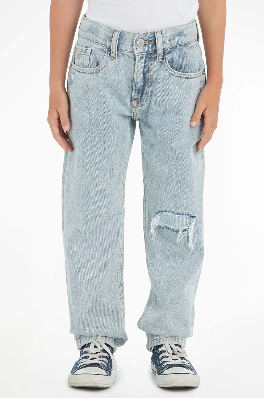 

Детски дънки Calvin Klein Jeans в, Син