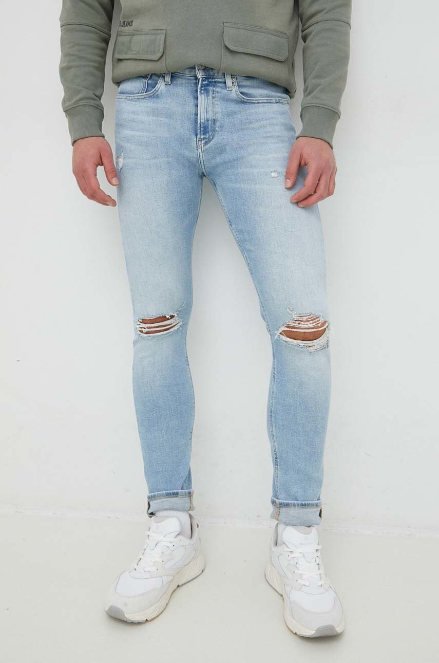 

Дънки Calvin Klein Jeans в, Син