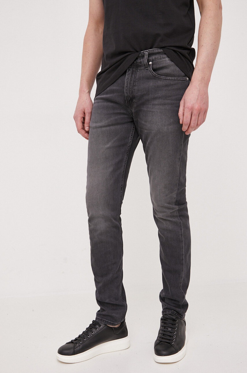 

Дънки Calvin Klein Jeans в сиво, Сив