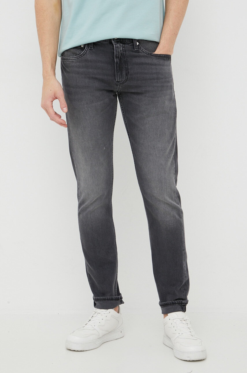 

Дънки Calvin Klein Jeans в сиво, Сив