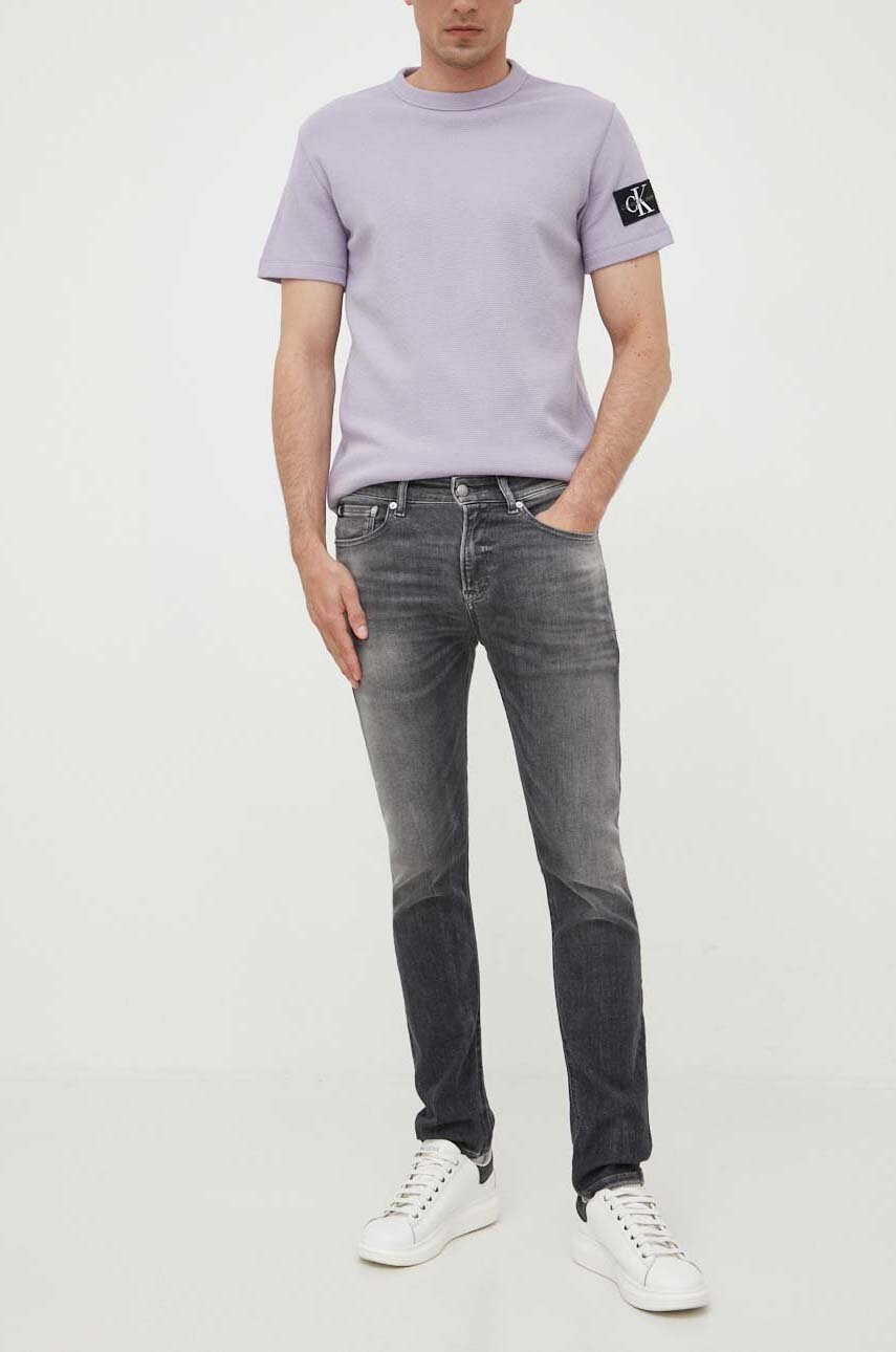 

Дънки Calvin Klein Jeans в, Сив