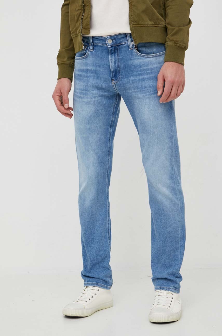 

Дънки Calvin Klein Jeans в синьо, Син