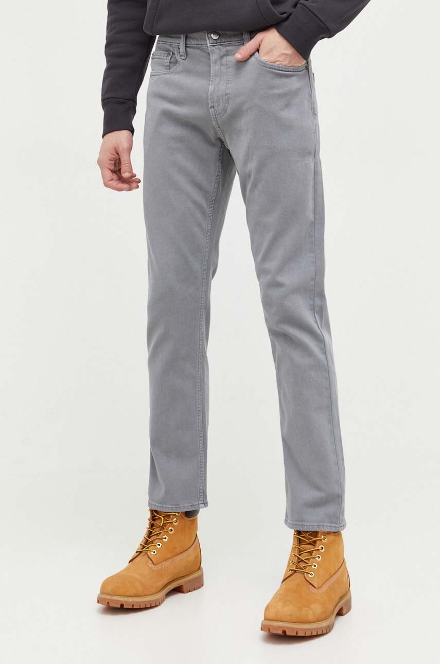 

Дънки Hollister Co. в сиво, Сив