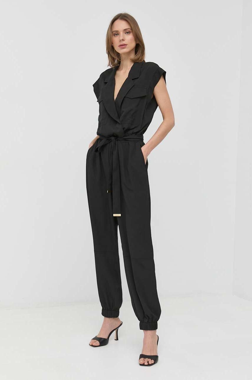

Комбинезон Twinset цвет чёрный острое декольте