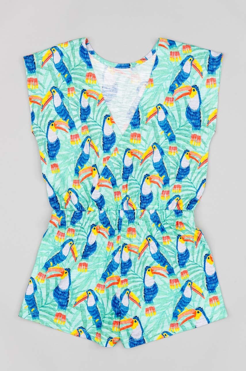 Детский хлопковый комбинезон zippy цвет бирюзовый хлопковый в Днепре Детский хлопковый комбинезон zippy цвет бирюзовый хлопковый в Днепре