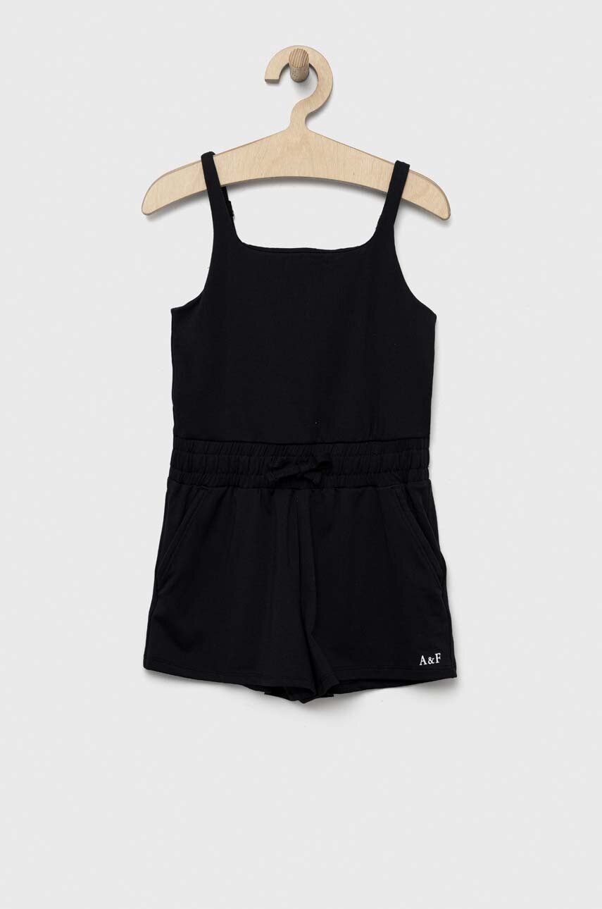 Abercrombie & Fitch salopeta copii culoarea negru