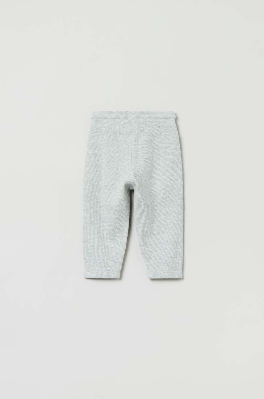 Детские спортивные штаны OVS цвет серый однотонные Детские спортивные штаны OVS цвет серый однотонные