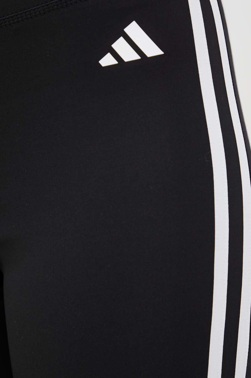 Штани для тренувань adidas Performance Training Essentials жіночі колір чорний з аплікацією 
