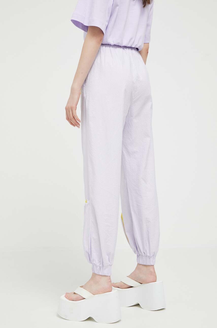 Love Moschino Pantaloni De Trening Culoarea Violet, Neted