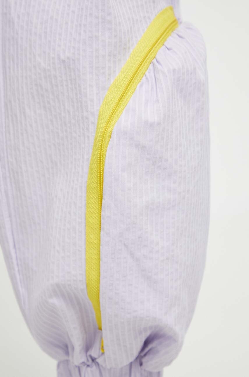 Παντελόνι φόρμας Love Moschino χρώμα: μοβ φωτογραφία