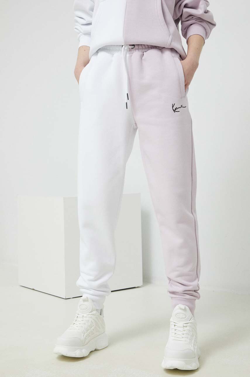 Karl Kani pantaloni de trening culoarea roz answear.ro