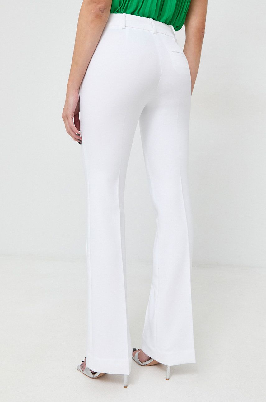 MICHAEL Michael Kors Pantaloni Femei, Culoarea Alb, Drept, Medium Waist