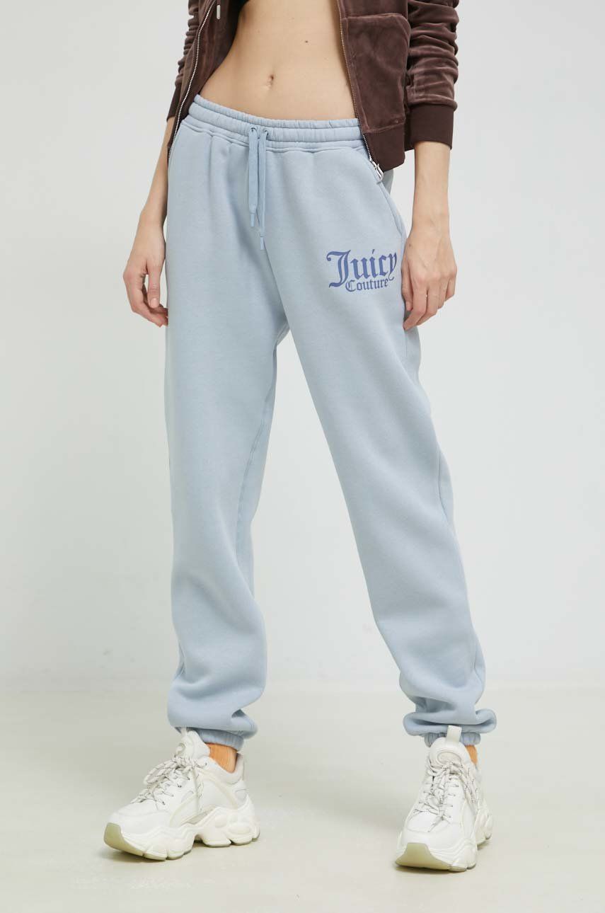 Juicy Couture pantaloni de trening Sora femei, cu imprimeu