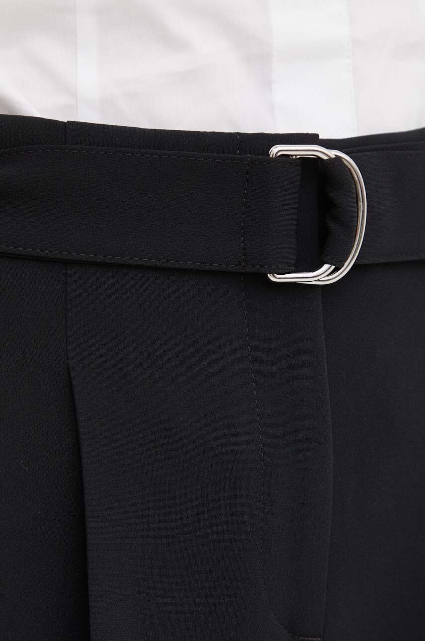 Παντελόνι BOSS χρώμα: μαύρο φωτογραφία