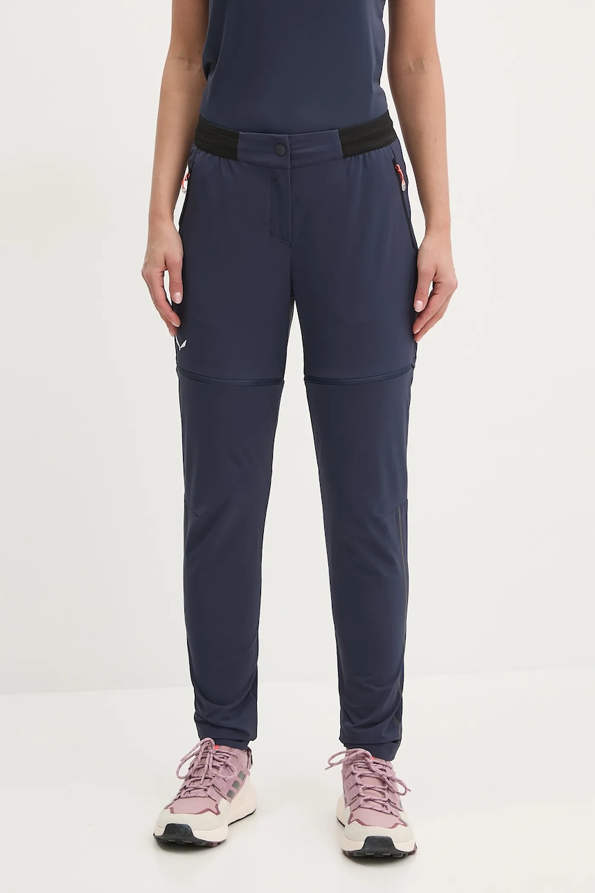 Salewa pantaloni de exterior Pedroc 2 DST culoarea albastru marin, 00-0000028588