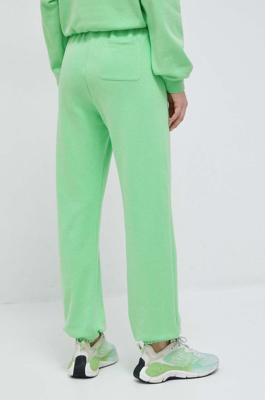 Champion Pantaloni De Trening Culoarea Verde, Neted