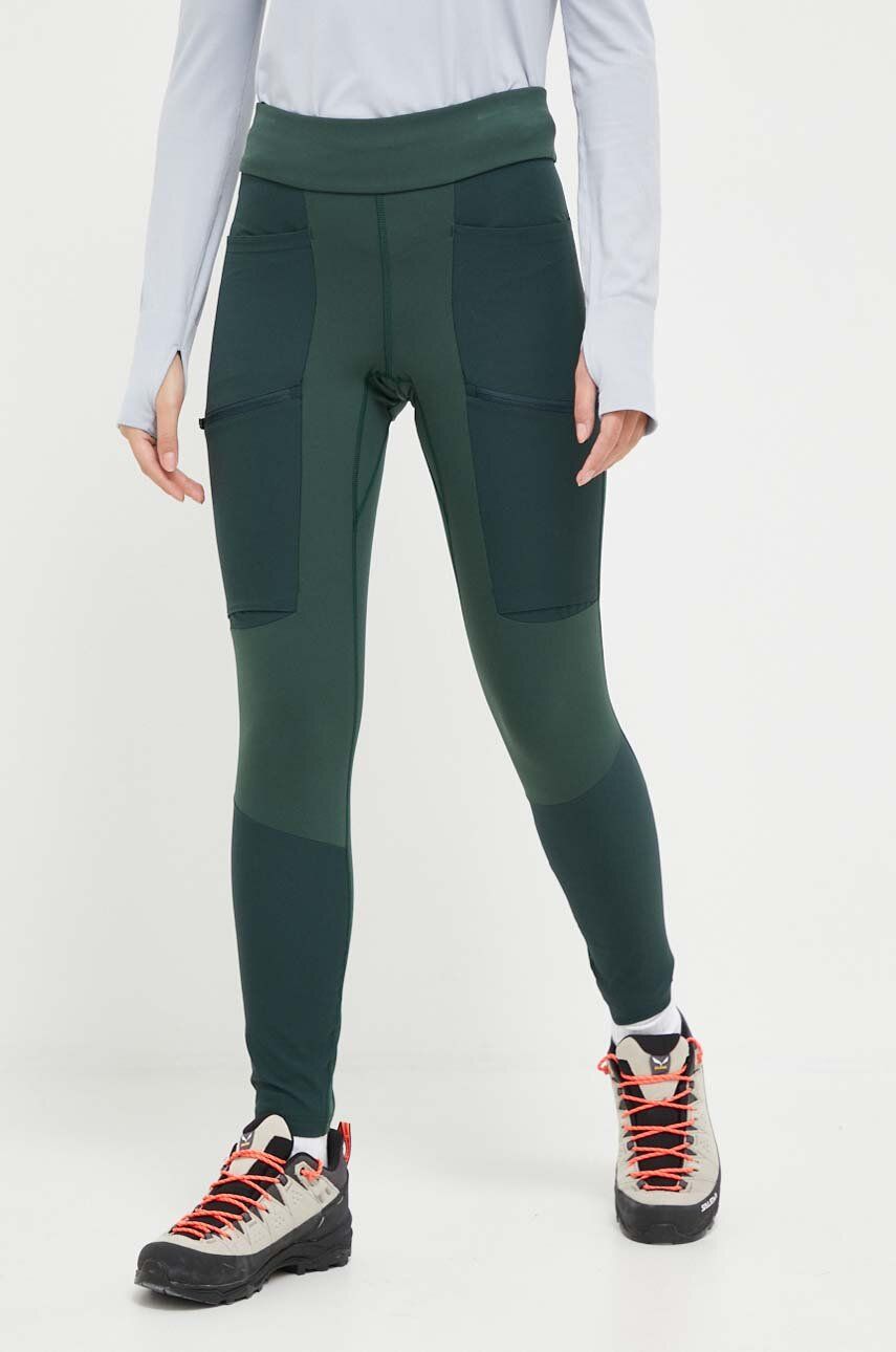 Peak Performance leggins sport Vislight Track femei, culoarea verde 2023 ❤️ Pret Super answear imagine noua 2022