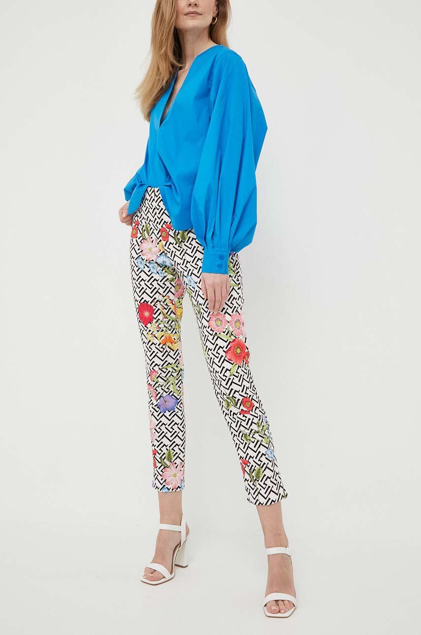 Kalhoty Artigli dámské, přiléhavé, medium waist - vícebarevná -  88 % Polyester