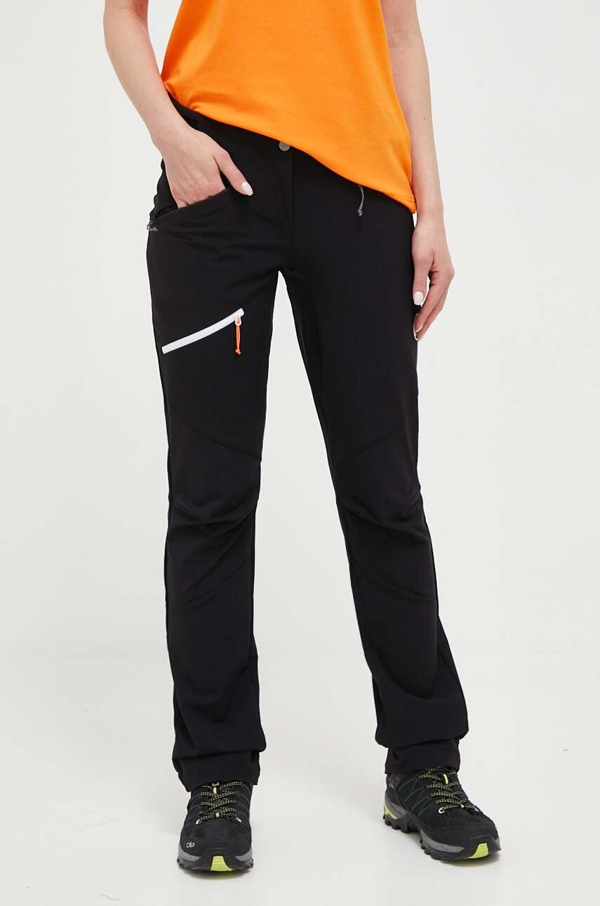 Mammut Pantaloni De Exterior Taiss So Culoarea Negru