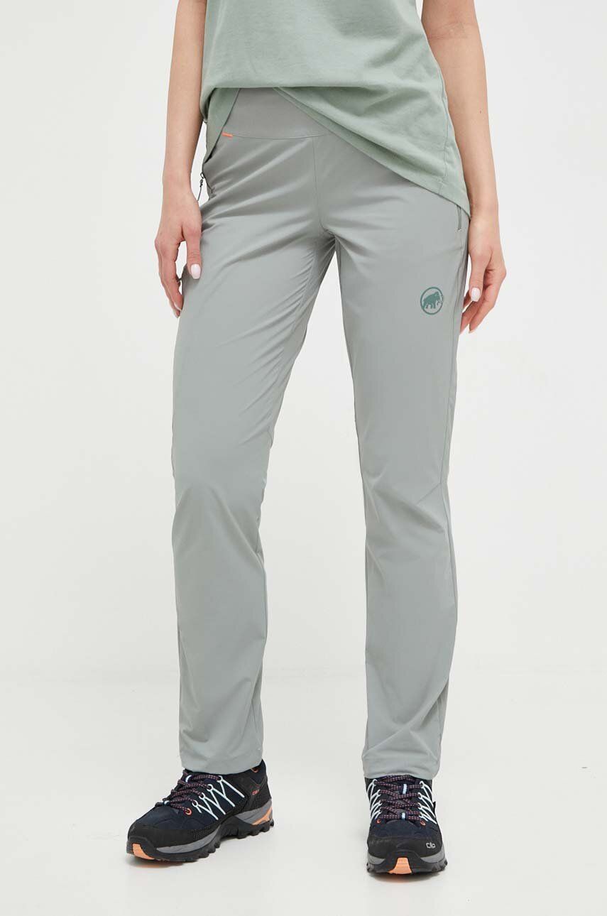 Mammut Pantaloni De Exterior Runbold Light Culoarea Verde