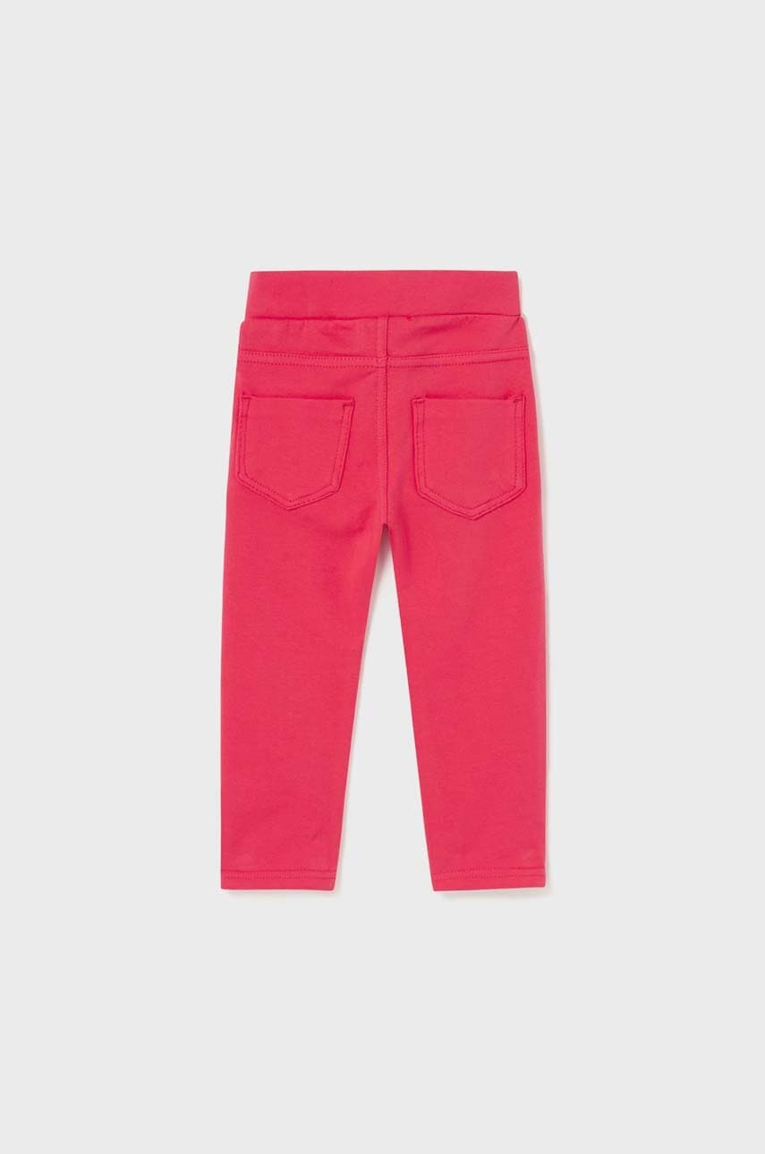 Брюки для младенцев Mayoral цвет оранжевый однотонные