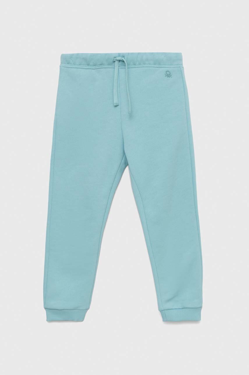 

Детские хлопковые брюки United Colors of Benetton однотонные