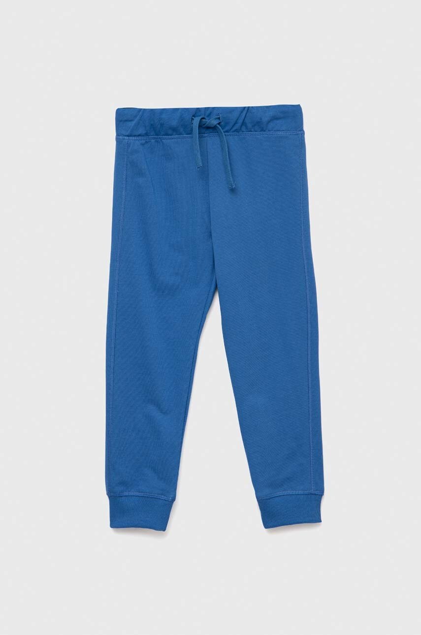 

Дитячі бавовняні штани United Colors of Benetton з принтом