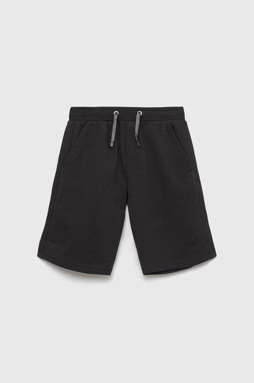 CMP pantaloni scurti copii culoarea albastru marin, neted -