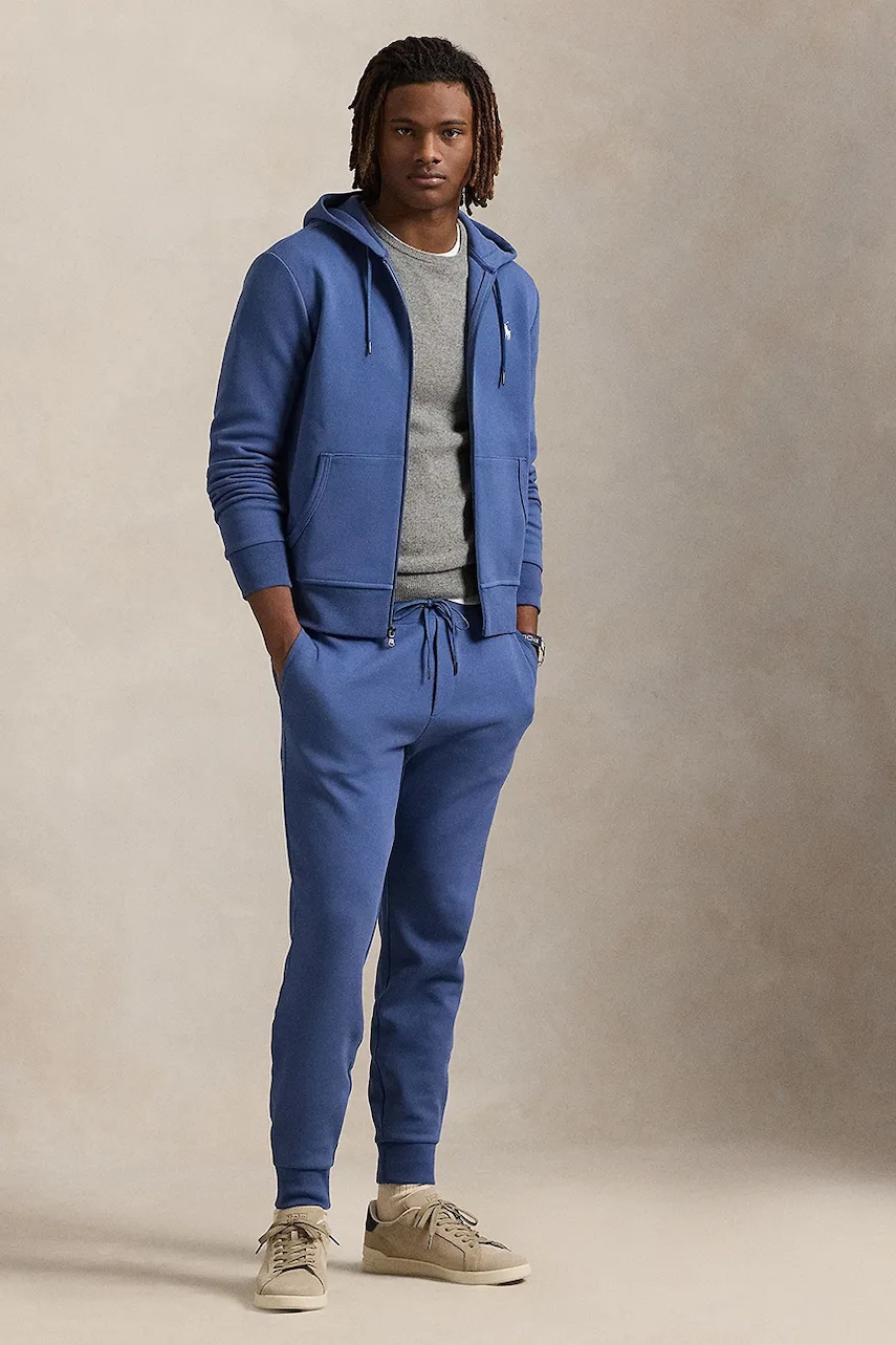 

Спортен панталон Polo Ralph Lauren в жълто с изчистен дизайн 710881518, Тъмносин
