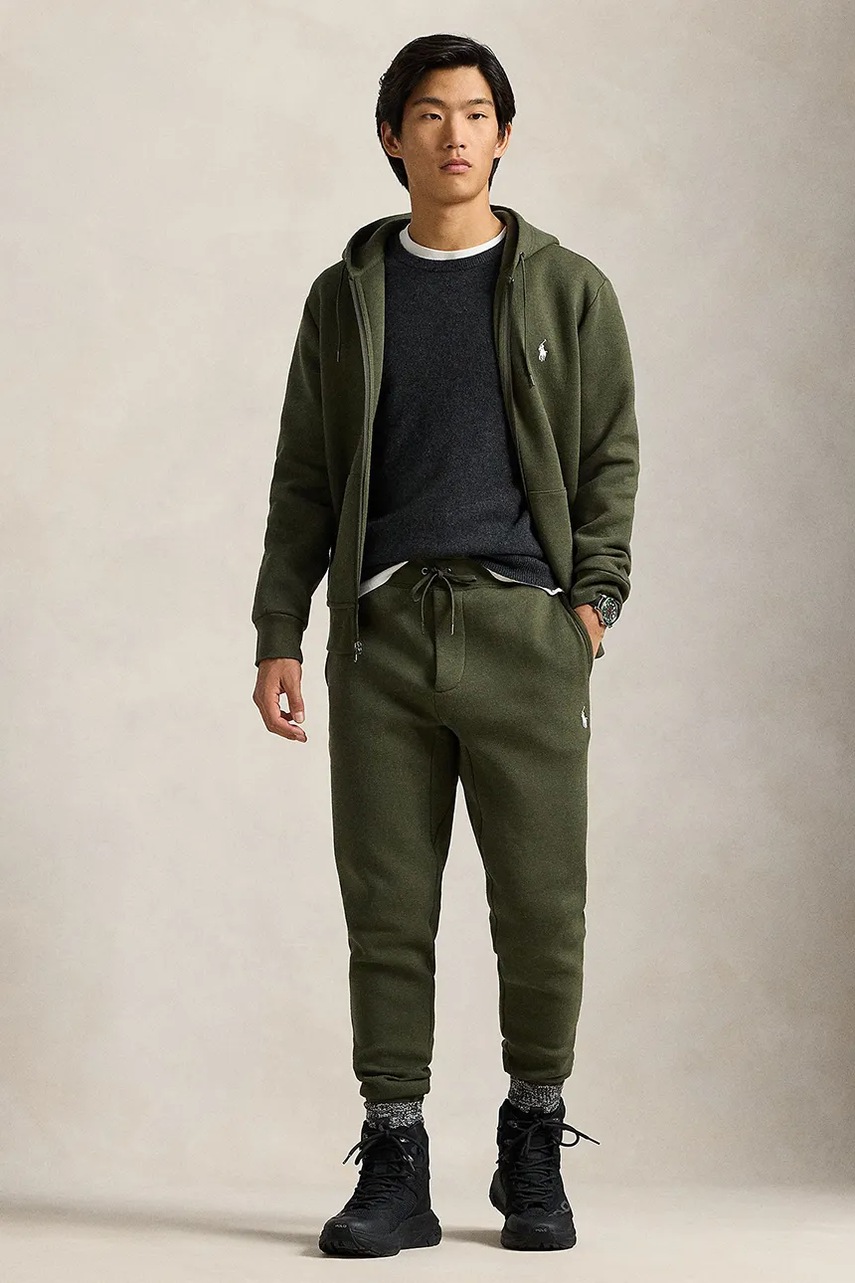 Levně Tepláky Polo Ralph Lauren žlutá barva, hladké, 710881518