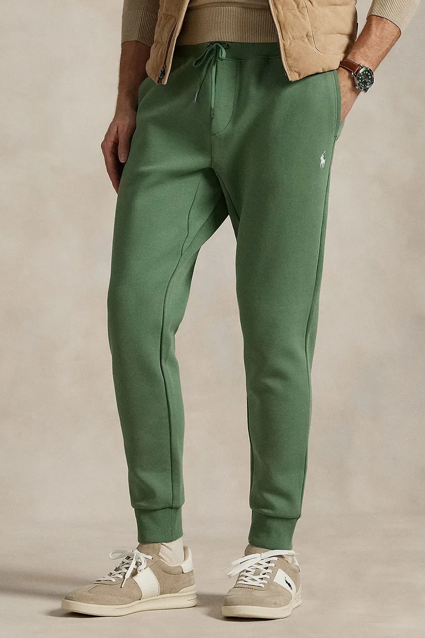 Спортивные штаны Polo Ralph Lauren цвет жёлтый однотонные 710881518