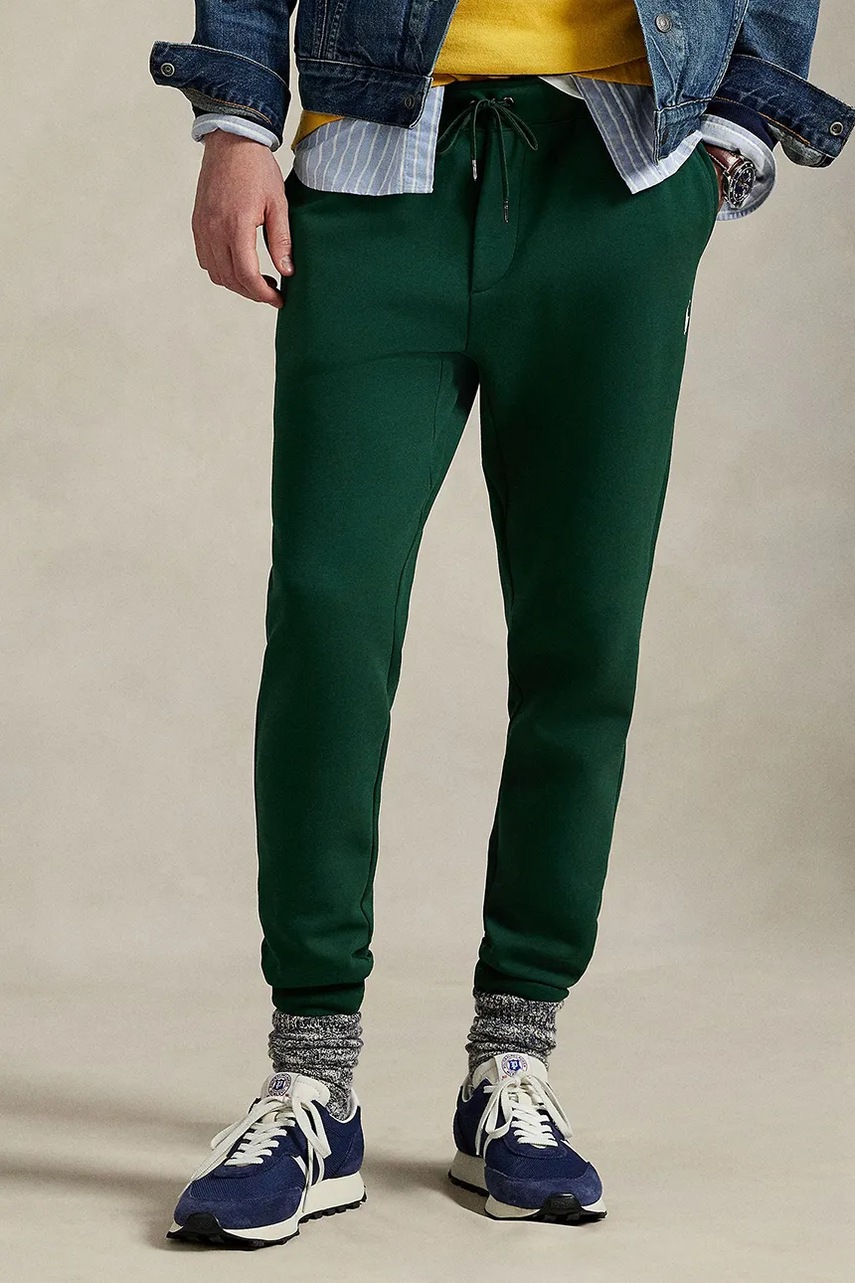 Спортивные штаны Polo Ralph Lauren цвет жёлтый однотонные 710881518