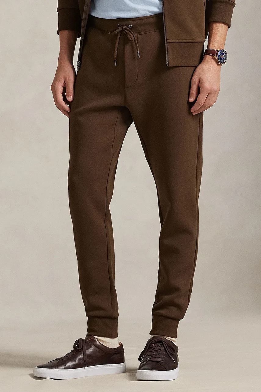 Спортивные штаны Polo Ralph Lauren цвет жёлтый однотонные 710881518